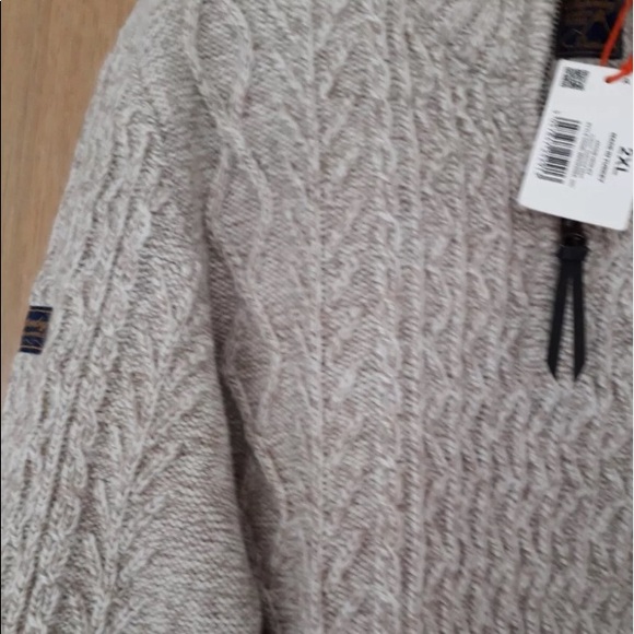 Superdry, Men’s Jacob Henley, Oatmeal 2xl, brand new with tags - Picture 3 of 5